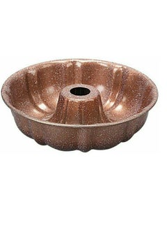 Cake Pan Cake Pan Granite Coated Non-Stick Granite Precision 8 Inch Diameter Brown Metal