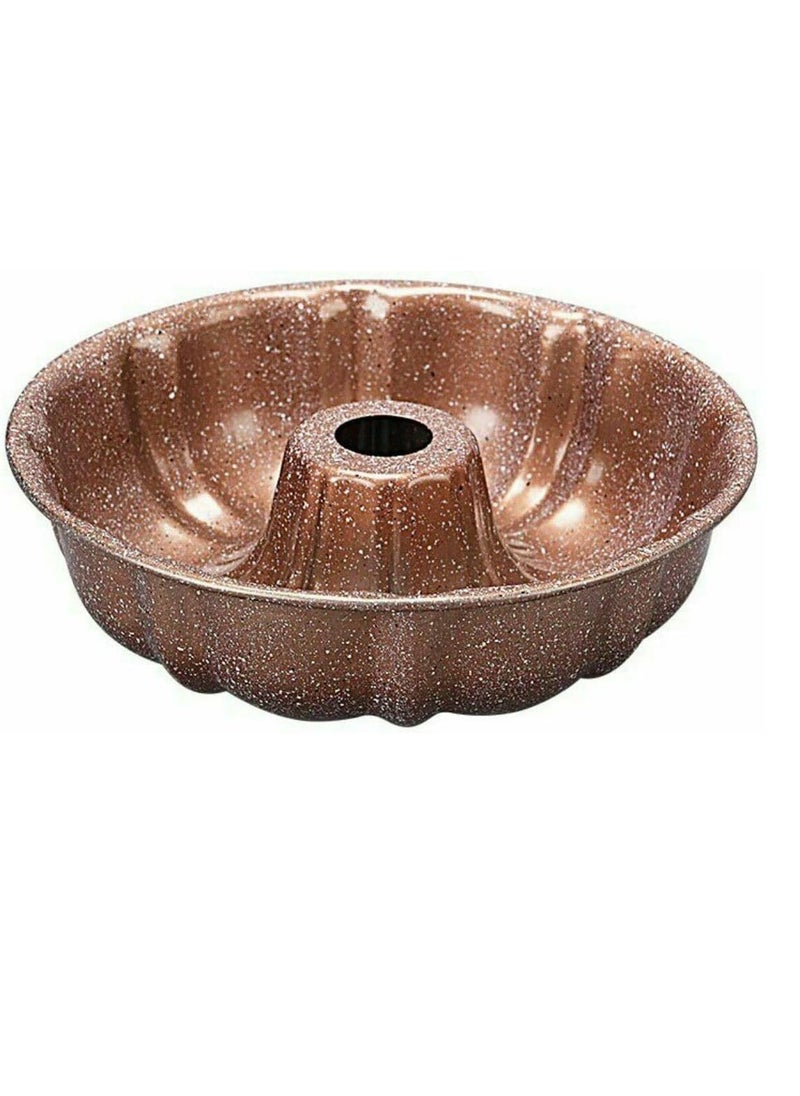 Generic - Cake Pan Cake Pan Granite Coated Non-Stick Granite Precision 8 Inch Diameter Brown Metal - Image 1