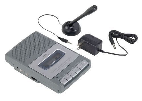 RCA RP3504 Cassette "Shoebox" Voice Recorder,Gray - Image 2