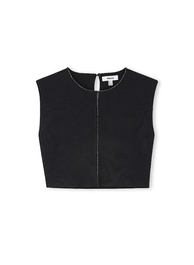 Ipekyol Knit Top With Rhinestones