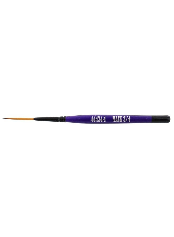 Mack Brush Set of (5) Series 44434 The Virus Scrolling Script Pinstriping Brushes Sizes 0-6 with 3/4 Handle and Specially Blended Golden Taklon - Image 5