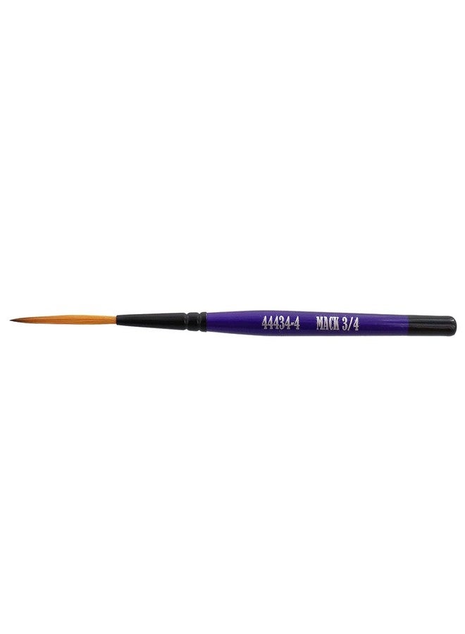 Mack Brush Set of (5) Series 44434 The Virus Scrolling Script Pinstriping Brushes Sizes 0-6 with 3/4 Handle and Specially Blended Golden Taklon - Image 3