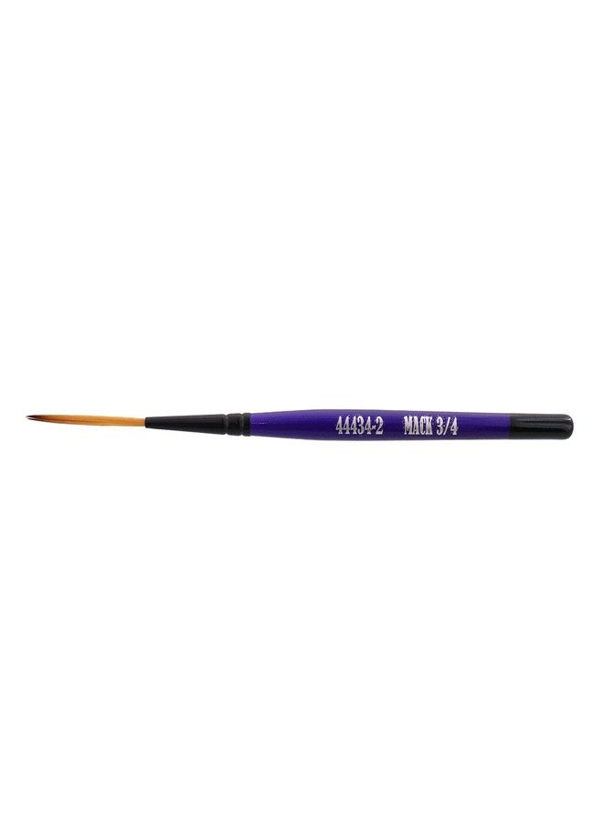 Mack Brush Set of (5) Series 44434 The Virus Scrolling Script Pinstriping Brushes Sizes 0-6 with 3/4 Handle and Specially Blended Golden Taklon - Image 4