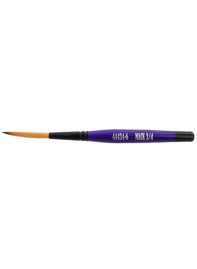Mack Brush Set of (5) Series 44434 The Virus Scrolling Script Pinstriping Brushes Sizes 0-6 with 3/4 Handle and Specially Blended Golden Taklon - Image 2