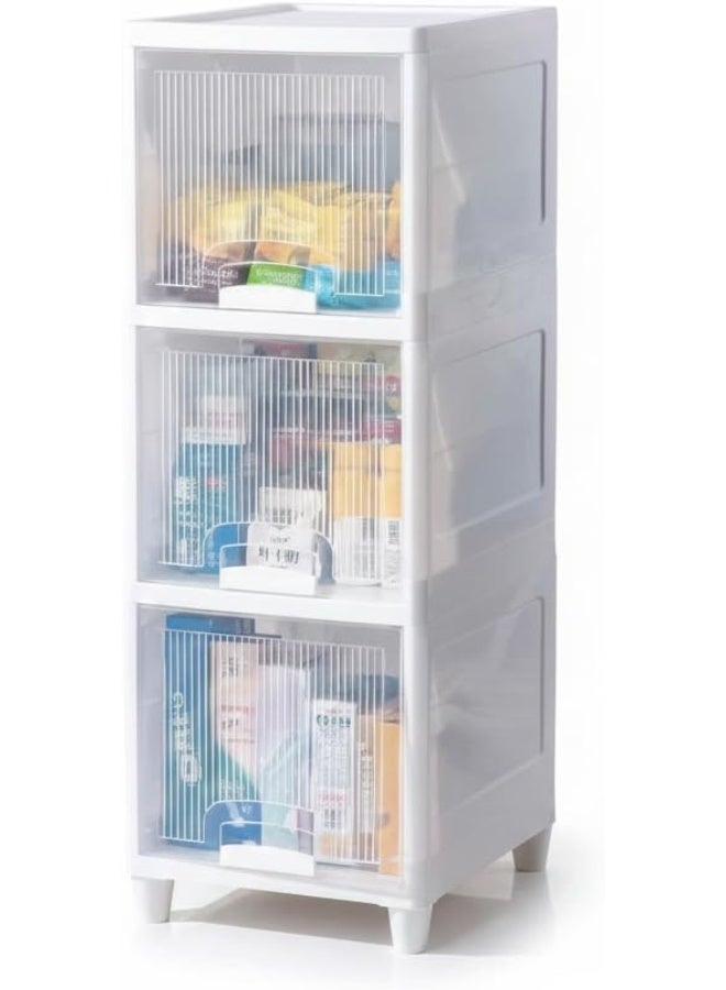 Versatile storage cabinet for organizing household items – large storage space suitable for the kitchen, bathroom, and other rooms – practical design helps organize everyday items - Image 3