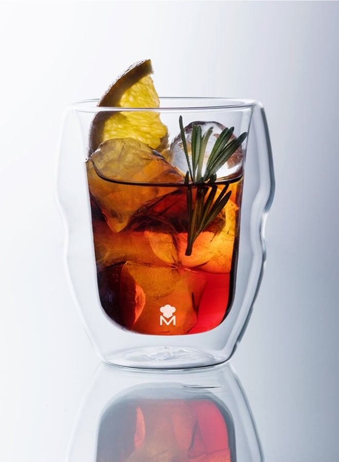 MasterPro 2-Piece Mixology Double Wall Roc Glass Set  - Image 2
