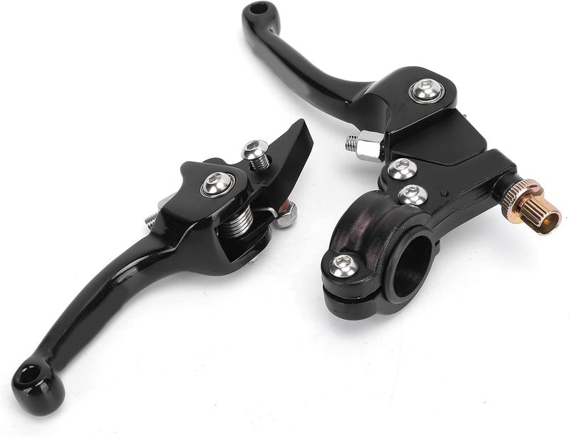 22mm Clutch Brake Folding Lever, Motorcycle ATV Off - Road Handlebar Lever, Anodized Metal Hand Lever with Stainless Steel Bolts for Dirt Bike (A(Black)) - Image 5