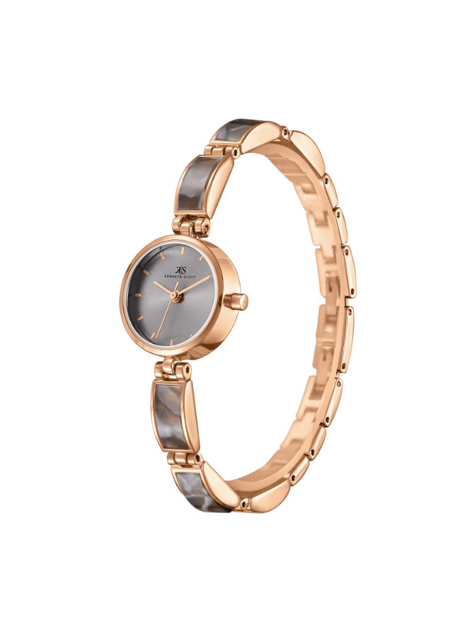 KENNETH SCOTT Women's Alloy and Acetate Plastic Analog Watch K24502-RCXX - 22 mm  - Image 2