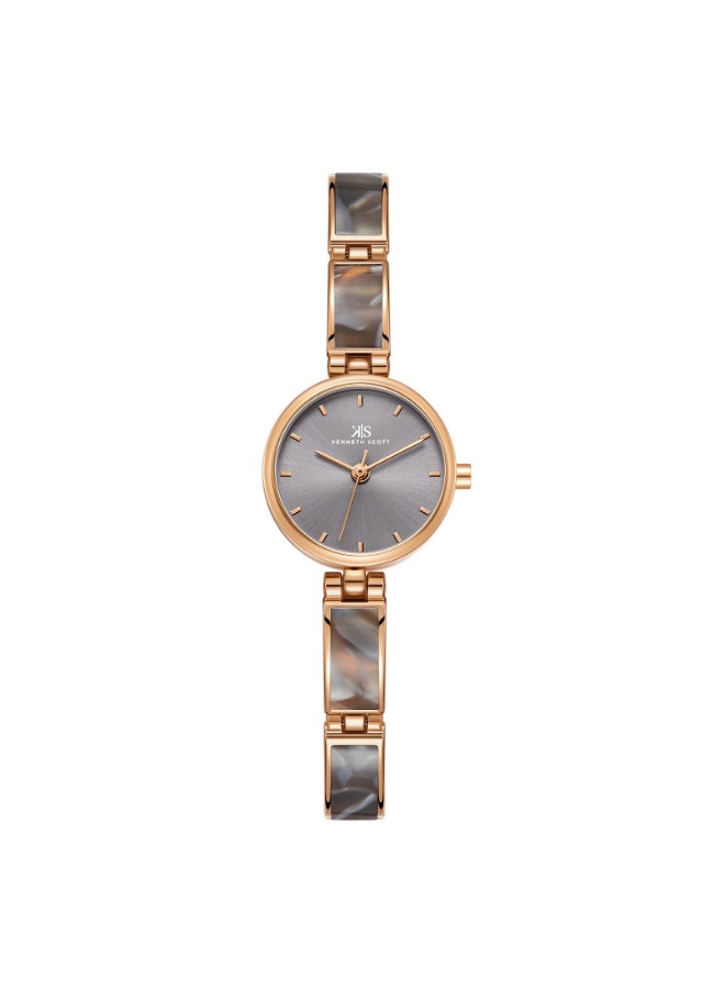 KENNETH SCOTT Women's Alloy and Acetate Plastic Analog Watch K24502-RCXX - 22 mm  - Image 1