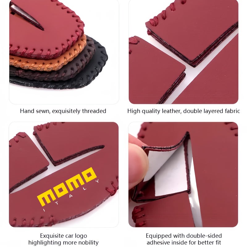 Momo Style Carbon Fiber Textured Car Safety Belt Buckle Cover Black Durable Scratch Resistant Protective Cover For Most Cars - Image 3