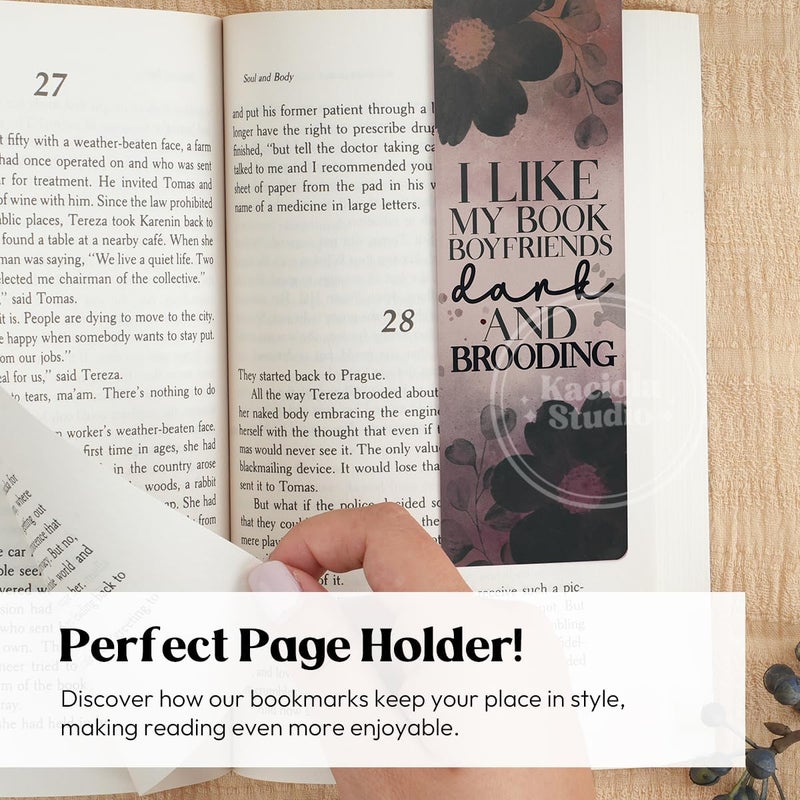 KACIOLA STUDIO 10 PCS Dark Romance Bookmarks,Funny Bookmarks for Women,Double Sided Romance Bookmarks Book Lover Gifts,Skeleton Bookmark Gifts for Dark Romance Reader Friends Girls - Image 3