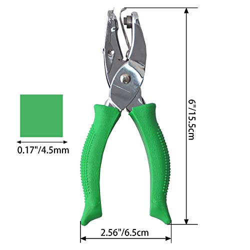 RUIFYRAY 1/6 Inch Square Hole Punch for Handmade DIY Craft Paper, Perfect for Home, Office, Back to School Supplies - Image 2