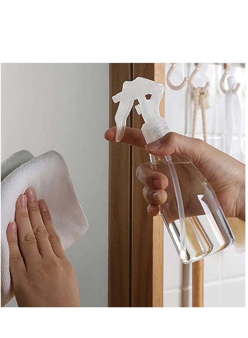 SYOSI Clear Plastic Spray Bottles, Misting Spray Bottle, Misting Bottle, Clear Iron Spray Bottle, Leak-proof Water Spray Bottle Hair Sprayer Empty Spray Bottles 2PCS 200ml - Image 3