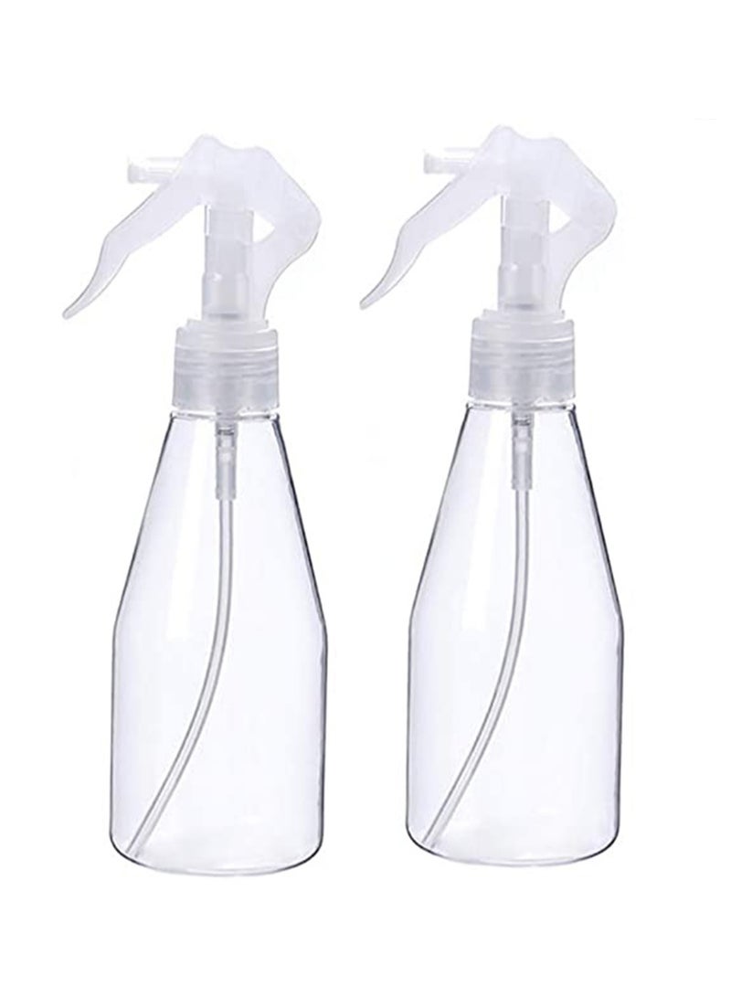 SYOSI Clear Plastic Spray Bottles, Misting Spray Bottle, Misting Bottle, Clear Iron Spray Bottle, Leak-proof Water Spray Bottle Hair Sprayer Empty Spray Bottles 2PCS 200ml - Image 1