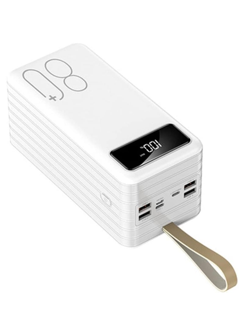 TIGER 7000mAh Compact Power Bank with 4 USB Outputs & 3 Input Ports, Fast Charging Portable Charger with LED Light, Smart Protection Chip, Compatible with iPhone, Android & USB-C Devices – High Capacity, Convenient, and Reliable** - Image 1