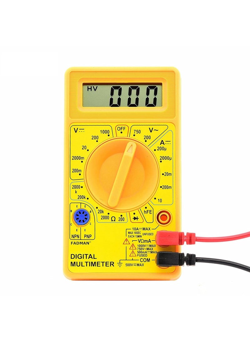 Fadman FADMAN FD8 DIGITAL MULTIMETER YELLOW  - Image 1