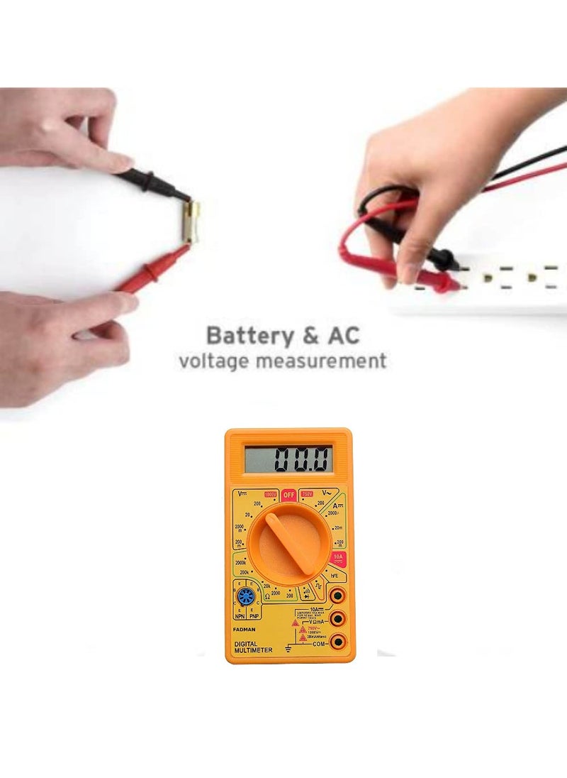 Fadman FADMAN FD8 DIGITAL MULTIMETER YELLOW  - Image 3