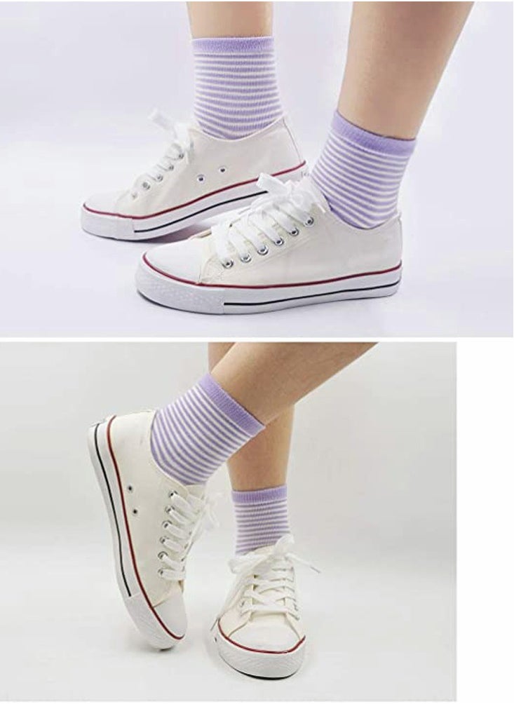 SYOSI - Toe Socks for Women SYOSI Five Finger Socks Ladies Funny Cartoon Cotton Ankle Sock with Toes Novelty Sports Socks 5 Pairs - Image 1
