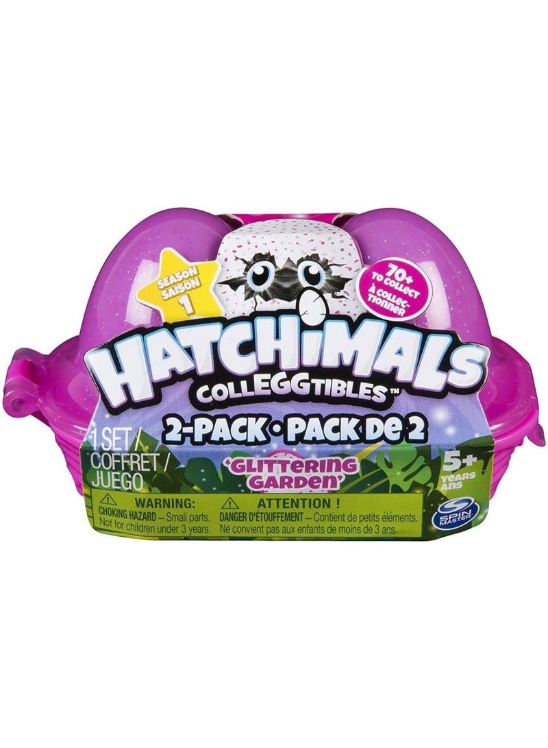 هاتشيمالز كوليجتيبلز حديقة لامعة - عبوة مزدوجة 2 بيضة ومخلوقان - سيزون 1 - Image 2