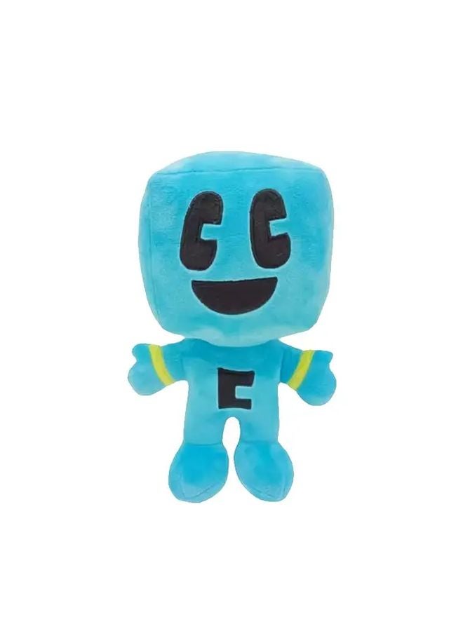 Blue Plush Cube Toy Gaming Accessory Home Decor Gift For Birthdays Christmas - Image 5