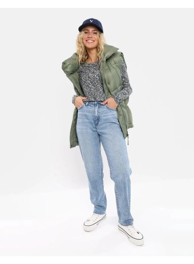 American Eagle Zip Detailed Jacket
