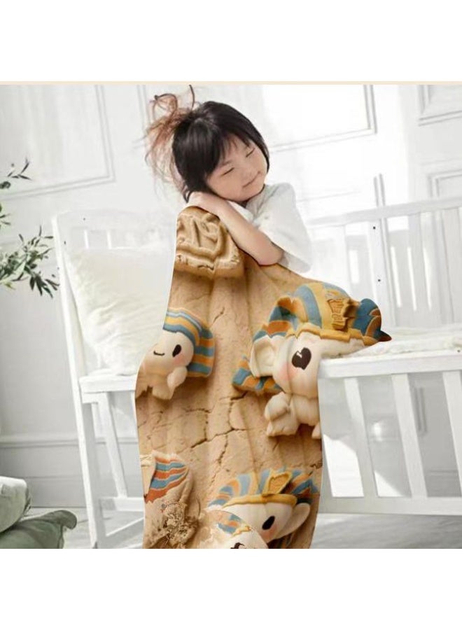 general Flannel thin blanket (warm and comfortable, suitable for sleep, gaming, dust removal and sandproof) 150cm*200cm - 1030 - Image 3