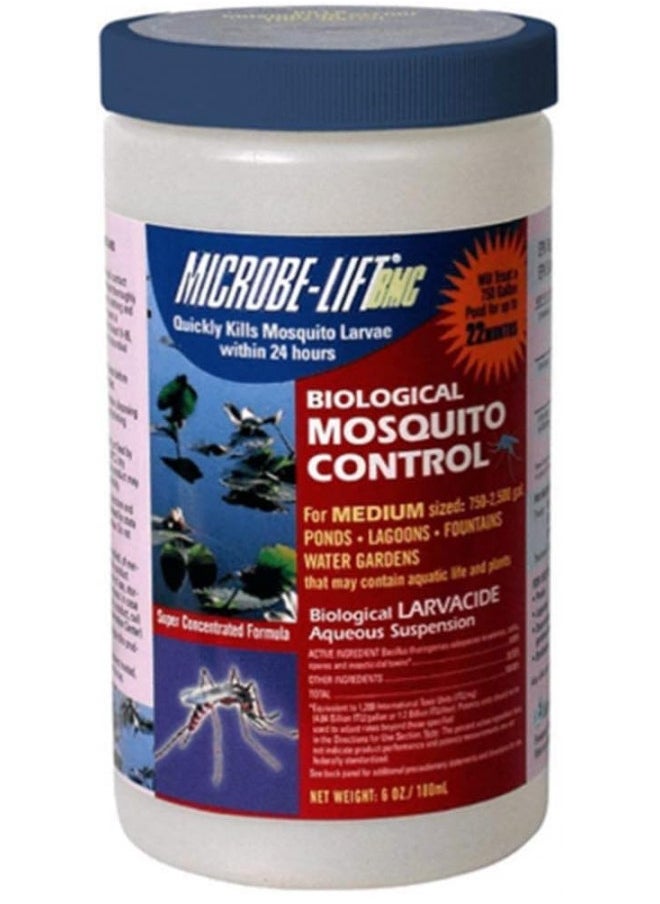 Microbe Lift MICROBE-LIFT BMC Biological Mosquito Control, Liquid Treatment for Medium-Sized Decorative Water Gardens Up to 2,000 Gallons, Fountains and Ponds, 6 Fl Oz  - Image 1