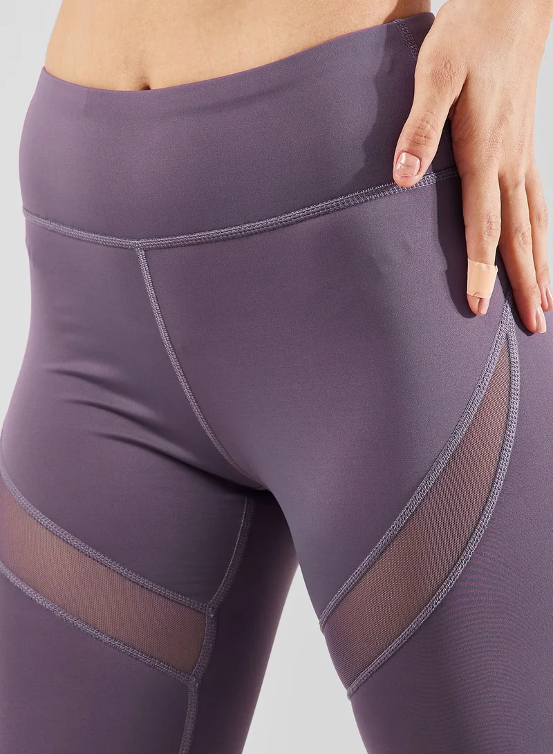 فورورد Sheer Detail High Waisted Legging