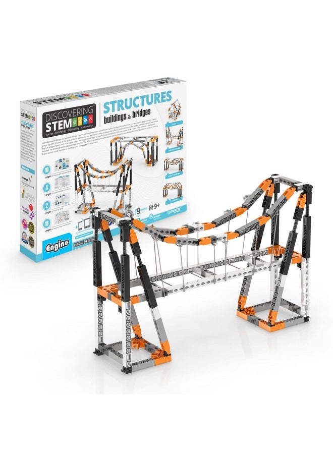 Engino Engino- STEM Toys, Buildings & Bridges, Construction Toys for Kids 9+, Educational Toys, Gifts for Boys & Girls (9 Model Options), STEM Kit for Learning  - Image 1