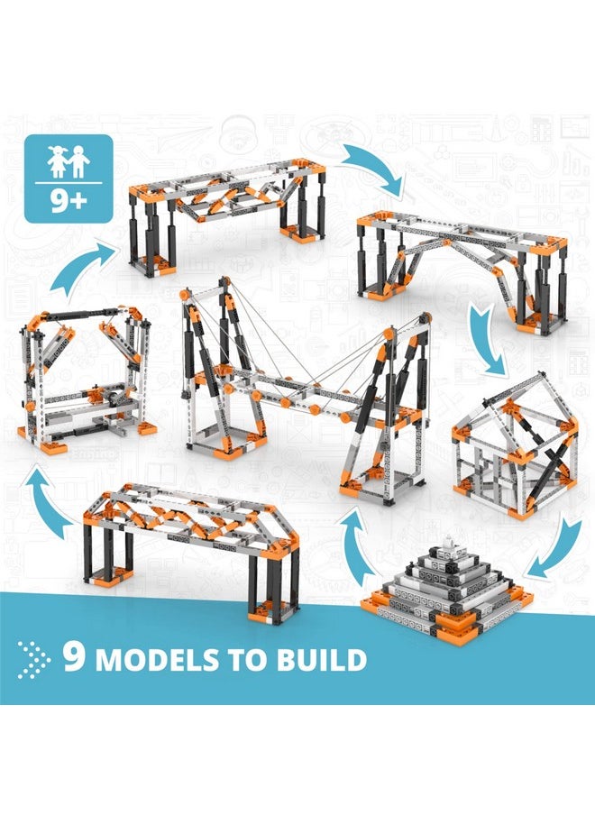 Engino Engino- STEM Toys, Buildings & Bridges, Construction Toys for Kids 9+, Educational Toys, Gifts for Boys & Girls (9 Model Options), STEM Kit for Learning  - Image 2