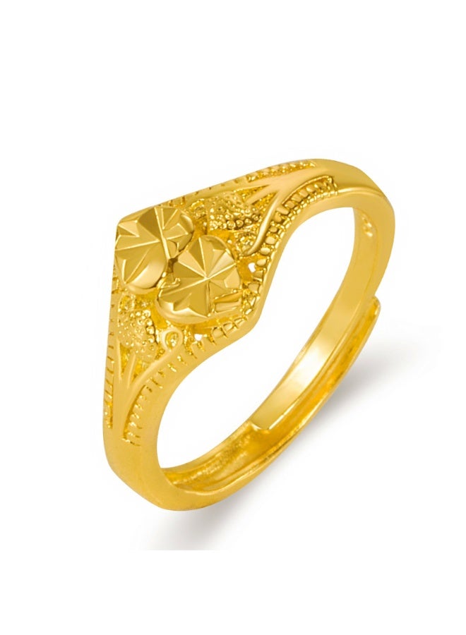KUYING Fashion Niche High-End Personalized Adjustable Ring  - Image 1