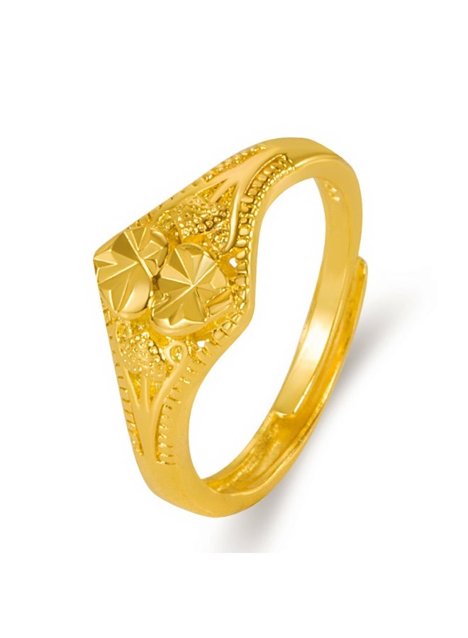 KUYING Fashion Niche High-End Personalized Adjustable Ring  - Image 5