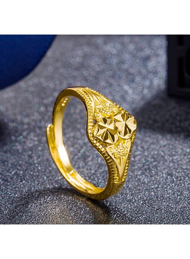 KUYING Fashion Niche High-End Personalized Adjustable Ring  - Image 4