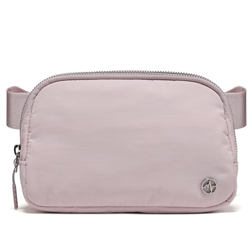 Pander Unisex Belt Bag Fanny Pack for Women with Adjustable Strap, Small Waist Pouch for Workout Running Traveling Hiking. (Pink) - Image 1