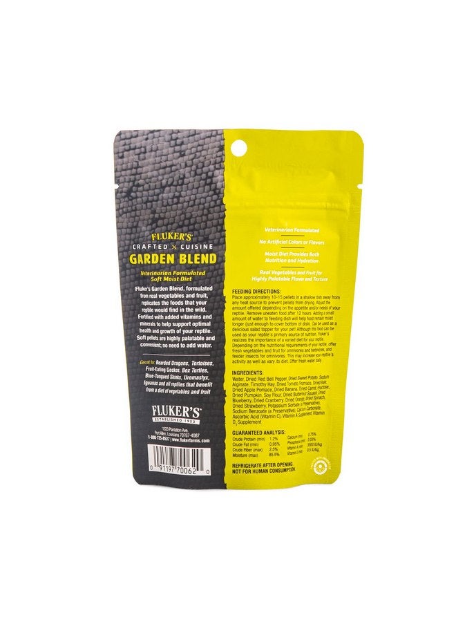 فلكرز طعام الزواحف العاشبة والنباتية من مجموعة فلوكر كرافتيد كوزين، مصنوع من الفواكه والخضروات الحقيقية، 6.75 أونصة - Image 2