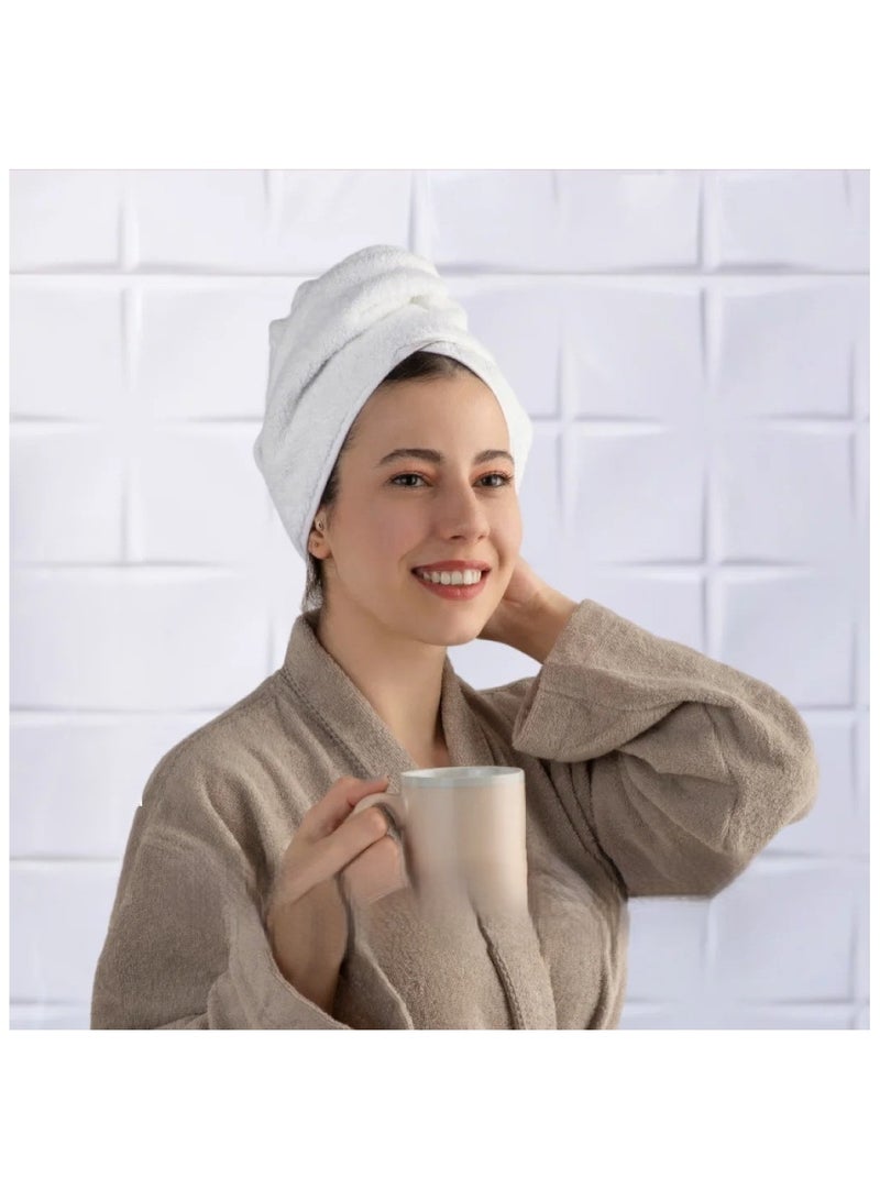 Huitich 8-Piece Cotton Towel Set White  - Image 3