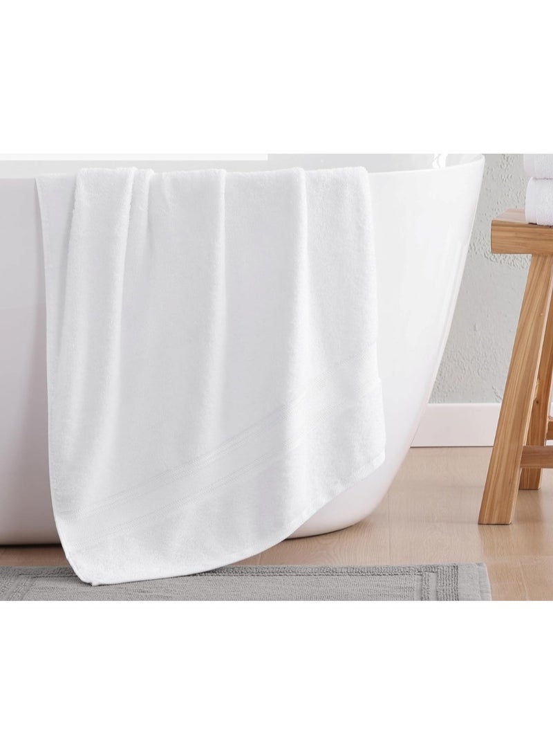 Huitich 8-Piece Cotton Towel Set White  - Image 5