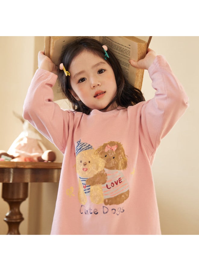 Luson Little O Baby Girls' Toddler Striped Long Sleeve T-shirt Fashionable Autumn New Children's Versatile Top - Image 3