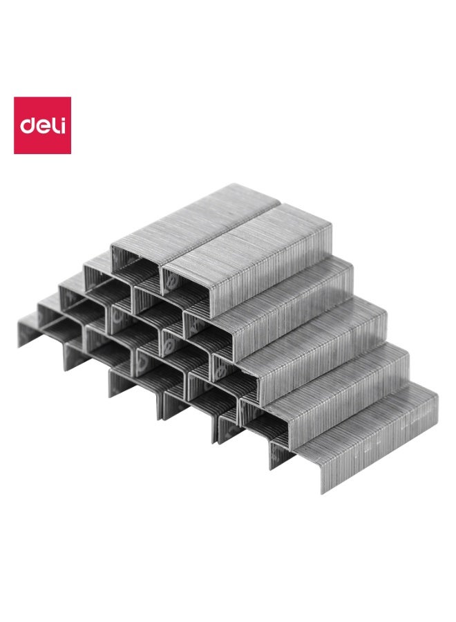 Deli Deli E0010N Staples, Standard 26/6 Office Staples, 1000 Counts per Box – Durable, Sharp Tips for Smooth & Easy Stapling - Image 2