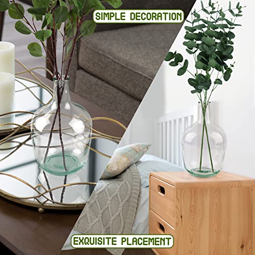 Bfttlity Clear Glass Vase Tall Farmhouse Vase for Branches Glass Vases for Centerpieces in Home Decoration (M) - Image 5