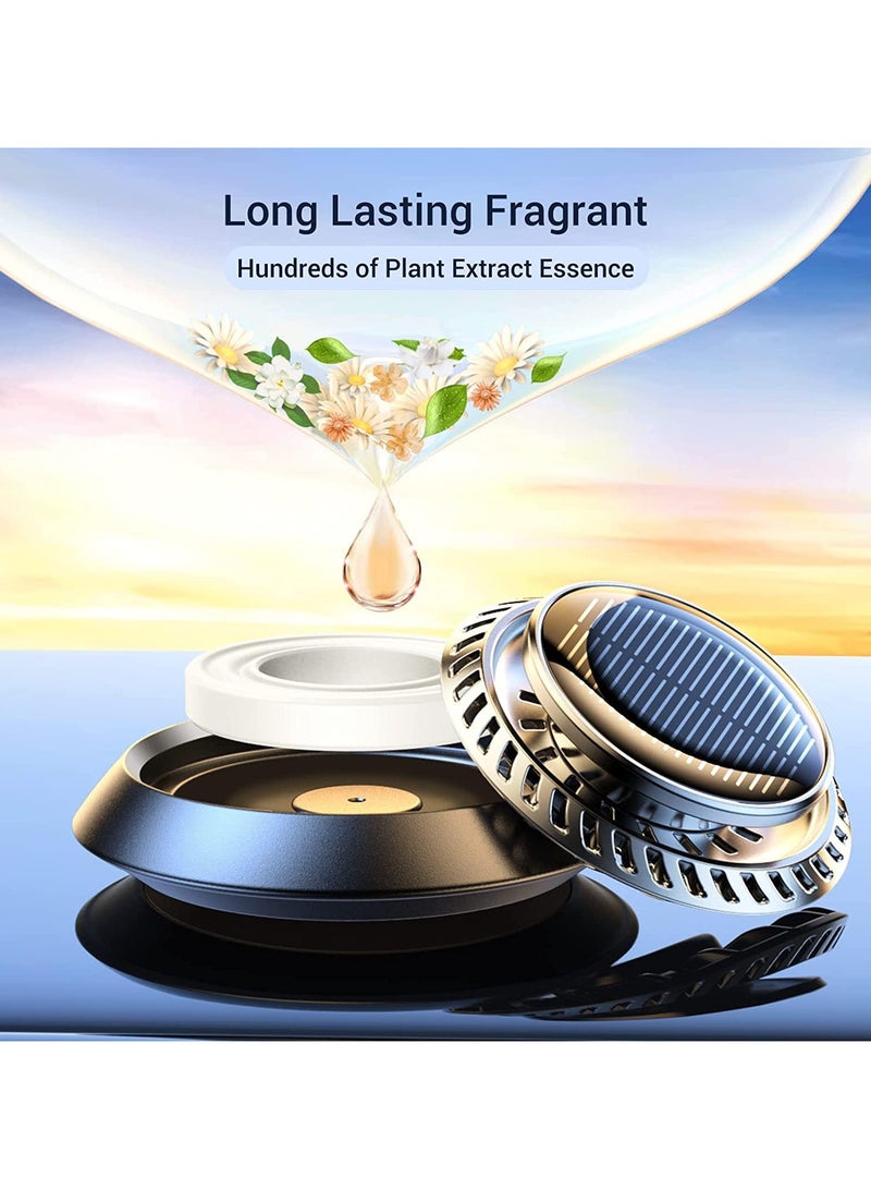 جينغ موزع معطر جو للسيارة من جينج سولار تشارج مع عطرين من النباتات النقية - Image 2