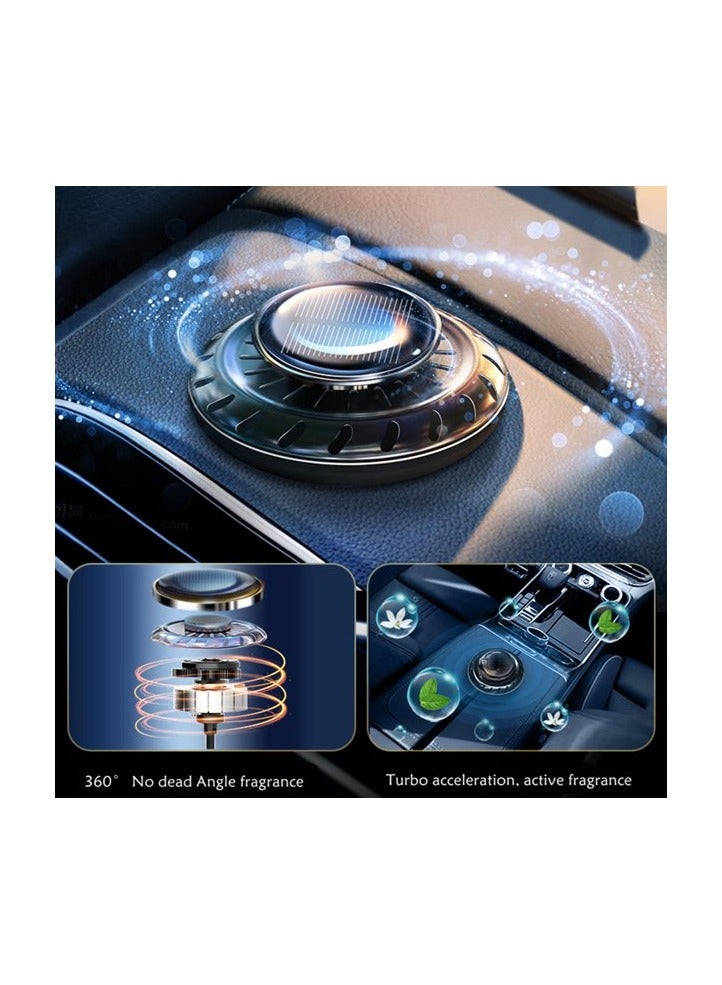 جينغ موزع معطر جو للسيارة من جينج سولار تشارج مع عطرين من النباتات النقية - Image 4