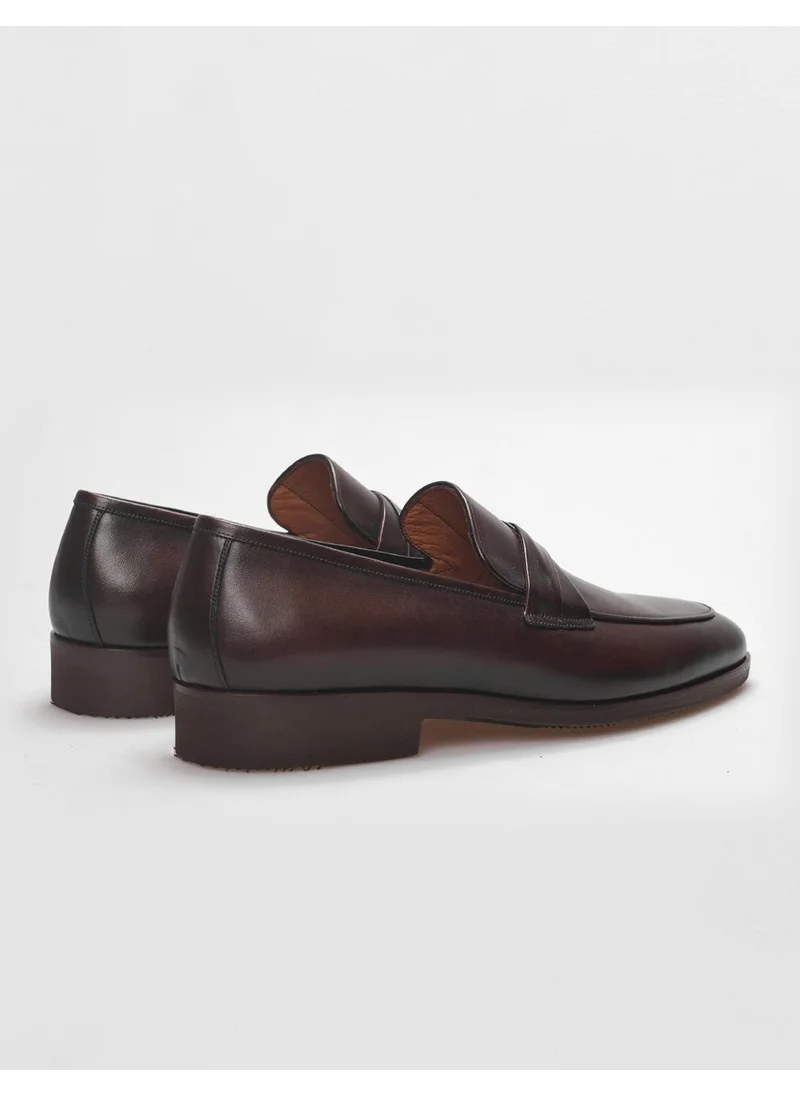 Cabani Leather Brown Men's Classic Shoes
