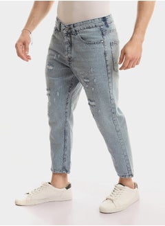 White Rabbit Front Light Wash Jeans With Elastic Waist & Hem - pzsku/ZB73D3446B6A2285AED69Z/45/_/1658243237/1cffcad5-403d-4891-9740-f47c81fca61b