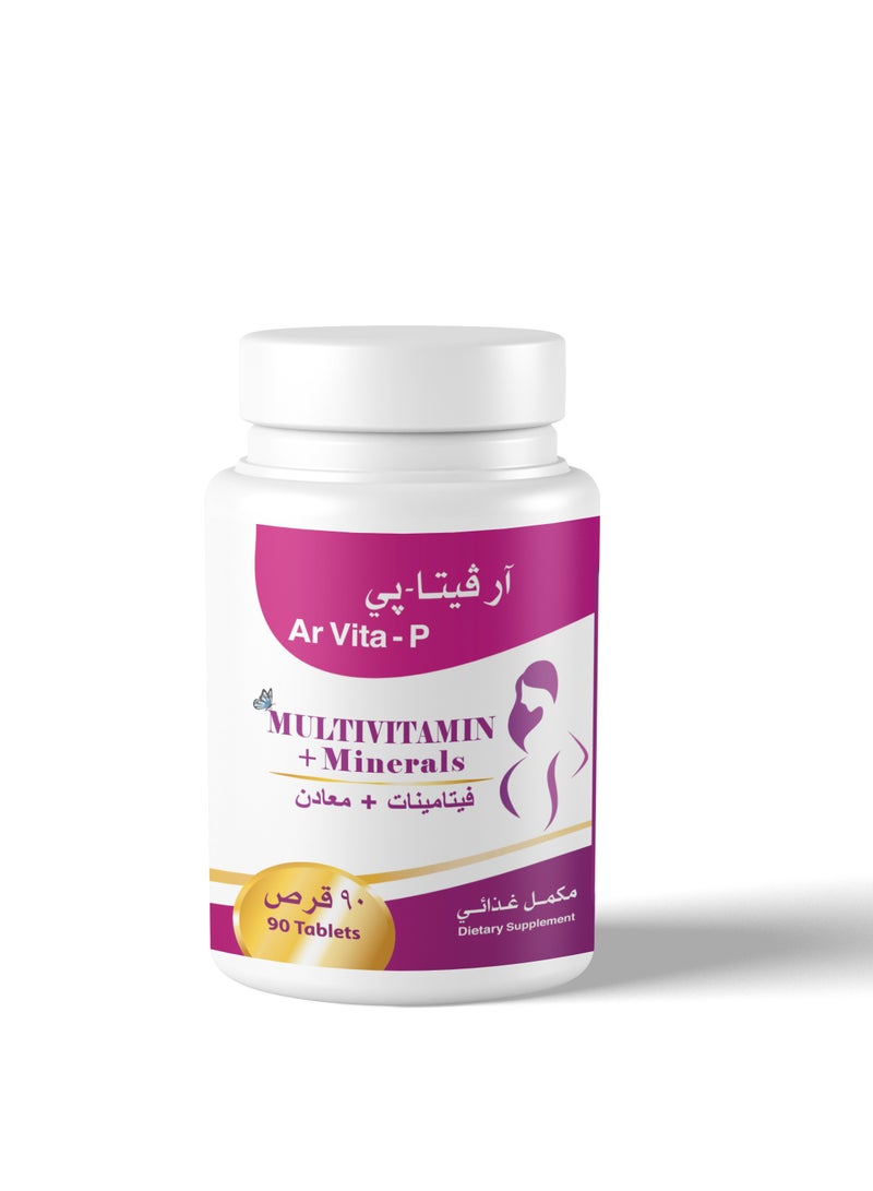Ar Vita-P Multivitamin And Minerals For Perinatal Care  - Image 1