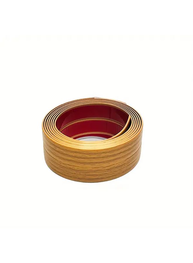 Self Adhesive Corner Guard Reusable PVC Edge Protector Maple Grain 4cm x 2m Roll - Image 4
