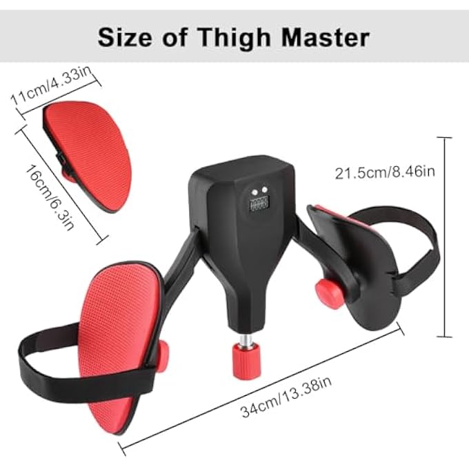 rayihni جهاز تدريب كيجل لتقوية قاع الحوض - مدرب الفخذين - مقاومة قابلة للتعديل - عد ذكي - مطاط إيوا ناعم - معدات لياقة بدنية للنساء والرجال - تمارين في المنزل - يوغا - Image 2