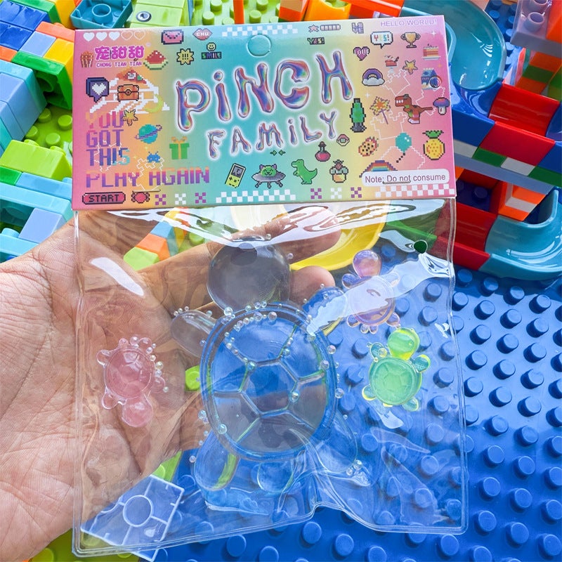 Creative Transparent Turtle Squishy Toy Stress Relief for Kids - Image 5