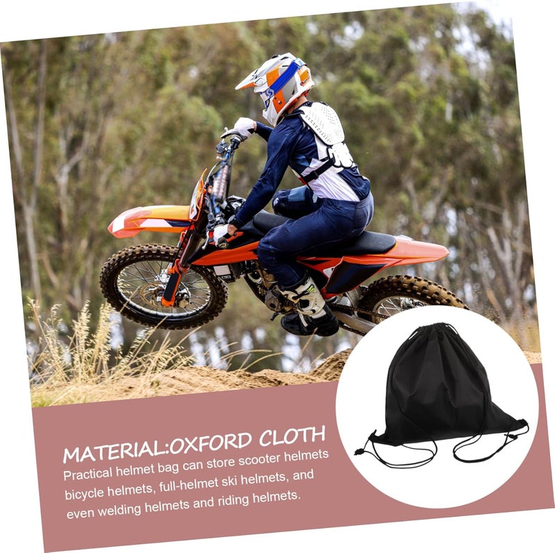 Portable Bag with Drawstring Closure for Ski and Bicycle Helmets Compact Storage Pouch for Outdoor Sports and Cycling Activities - Image 3