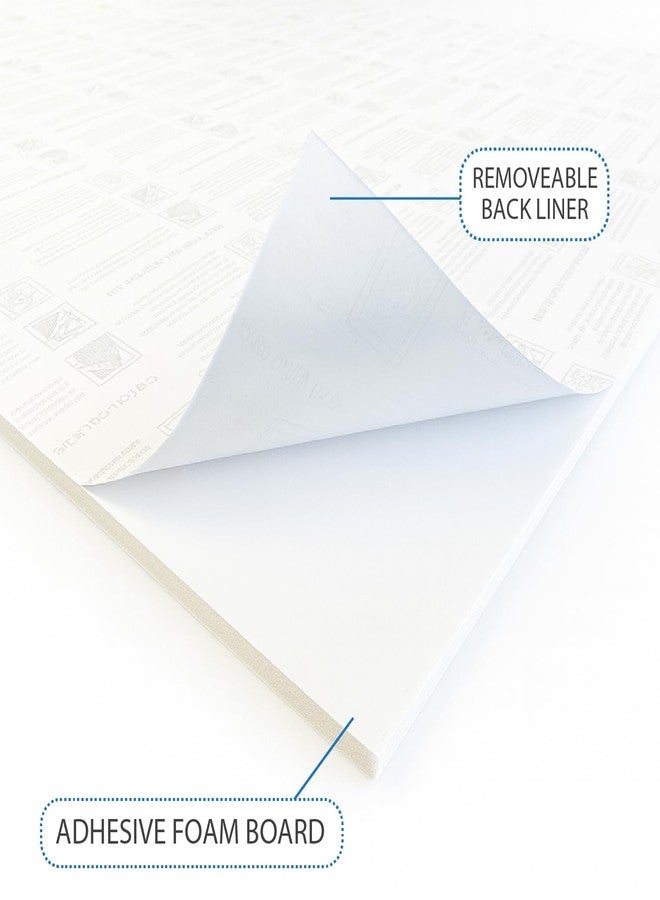 Royal Brites Self-Adhesive Foam Board White, 20" x 30", 10 Sheets - Peel & Stick, Lightweight Display Board for Crafts, Projects, Presentations - Image 4